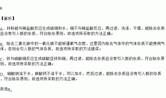 除去雜質(zhì)的化學(xué)方法有哪些
