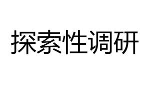 以下哪些方法可以用于探索性調研