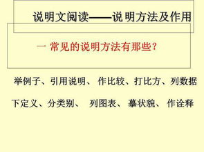 語(yǔ)文句子有哪些說(shuō)明方法有哪些