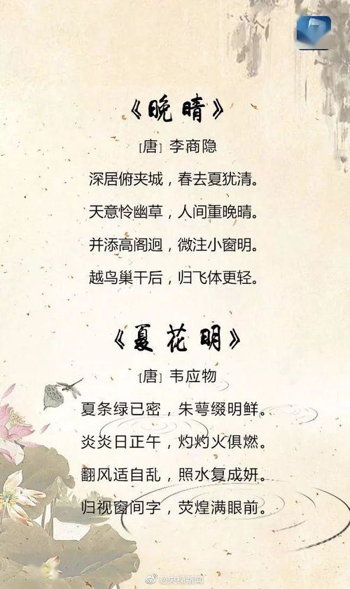 詩(shī)句,小孩,夏天