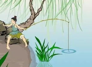 關(guān)于兒童在河邊釣魚(yú)的詩(shī)句
