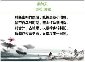 描寫(xiě)夏天的詩(shī)句古詩(shī)三