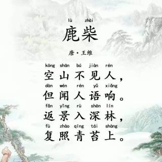 古詩(shī)鹿柴的詩(shī)句