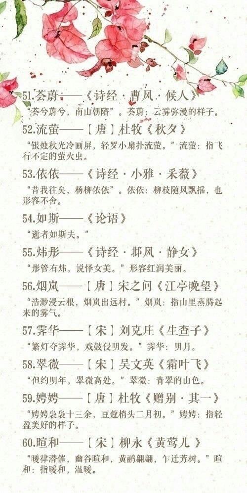 古詩(shī)句取律所名字