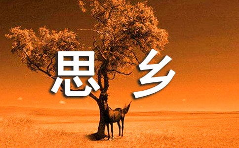 夏天的思鄉的詩(shī)句古詩(shī)