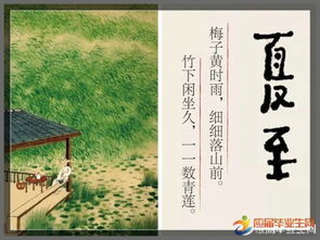 夏至祝福語(yǔ)古詩(shī)句