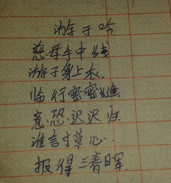 關(guān)于親情的詩(shī)句5言4句