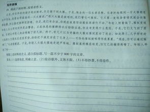 材料型作文開頭