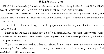 關(guān)于暑假兼職的英語(yǔ)作文(暑假英語(yǔ)作文：暑假兼職)