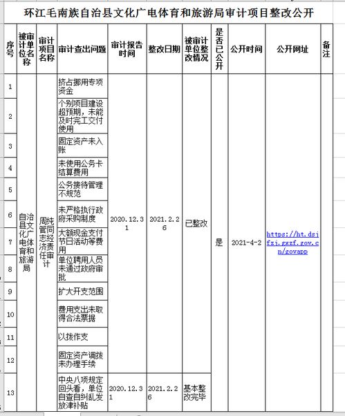 旅游局審計整改報告(單位審計整改報告)