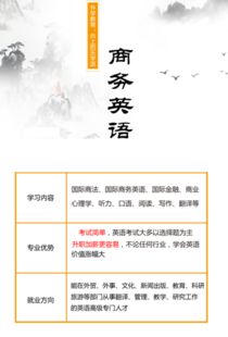 商務(wù)英語(yǔ)1月份自考本科的