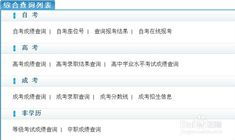 查詢(xún)自考本科成績(jì)怎么查