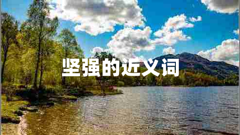 堅(jiān)強(qiáng)的近義詞