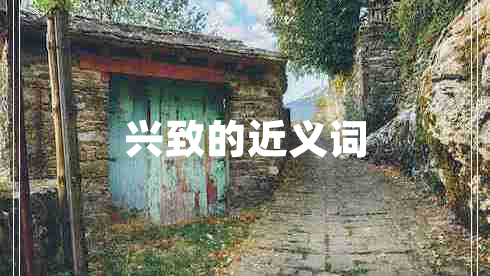 興致的近義詞