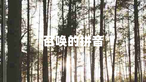 召喚的拼音
