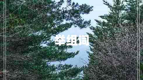 舉組詞