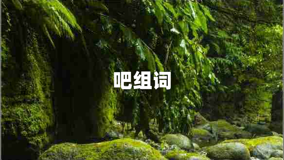 吧組詞
