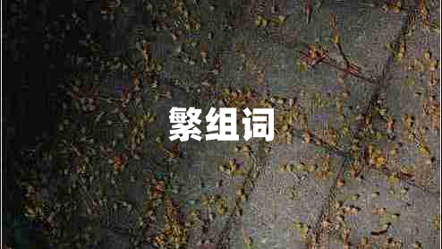 繁組詞