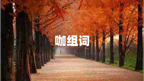 咖組詞