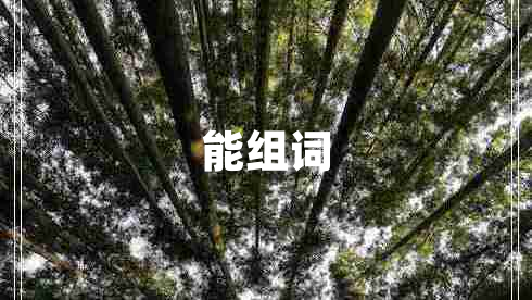 能組詞