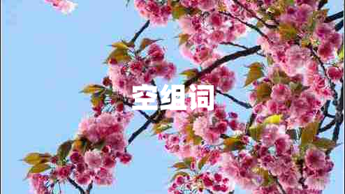 空組詞