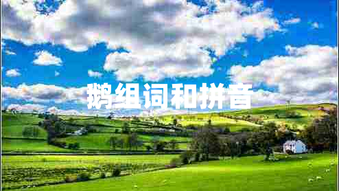 鵝組詞和拼音