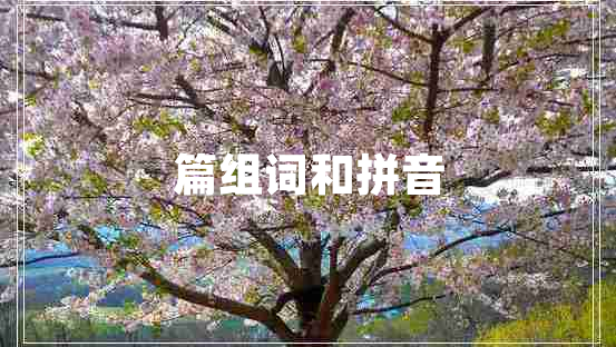 篇組詞和拼音