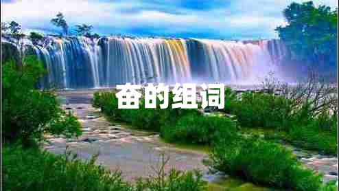 奮的組詞