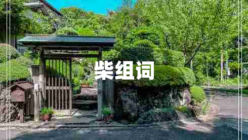 柴組詞