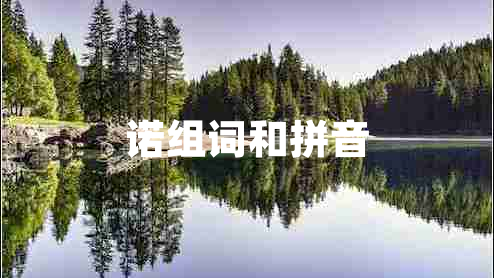 諾組詞和拼音
