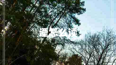 湮怎么讀
