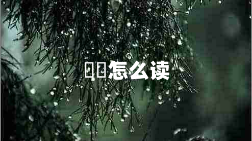 湜祎怎么讀