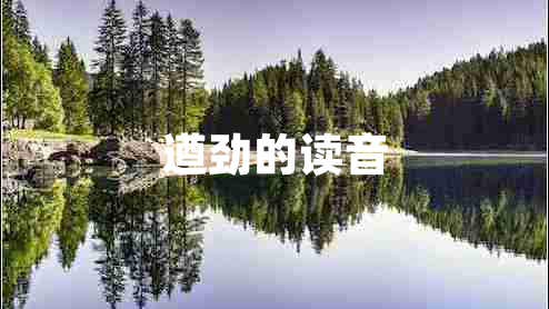 遒勁的讀音