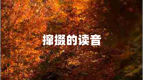 攛掇的讀音