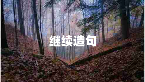 繼續造句