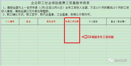 社保基數申報注意事項