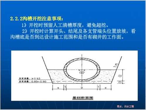 溝槽開(kāi)挖注意事項