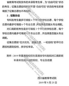 專(zhuān)科,注意事項,補錄