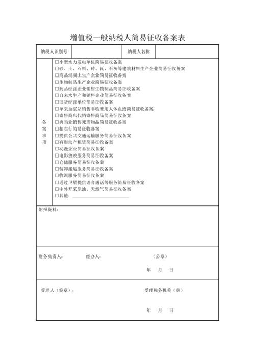 簡(jiǎn)易征收還需要在主管稅務(wù)局備案嗎？