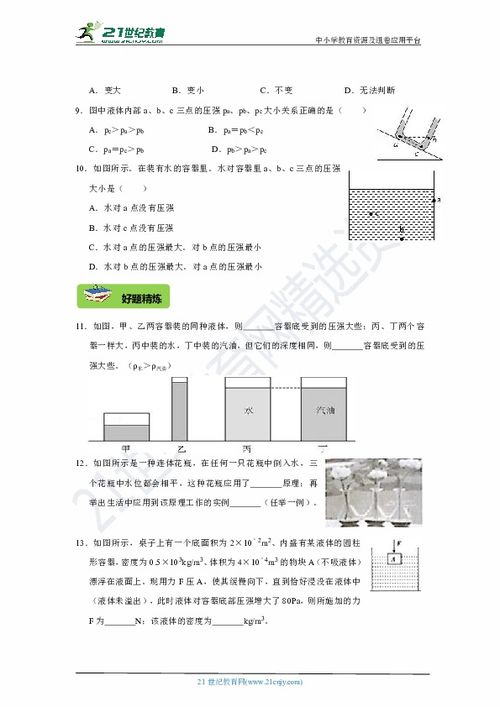 壓強基礎知識