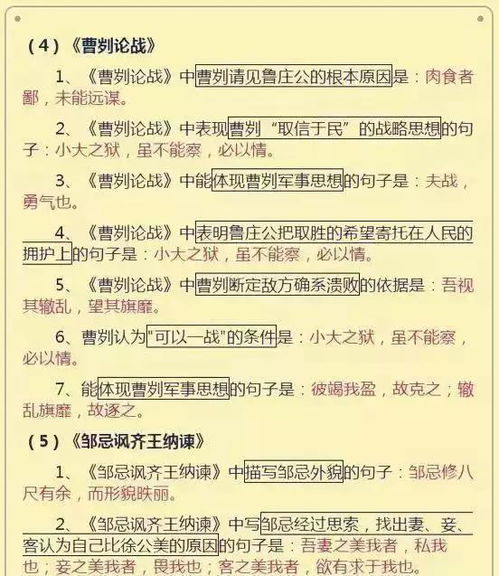 基礎知識,初中語(yǔ)文,提高