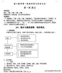 高一數理化基礎知識點(diǎn)