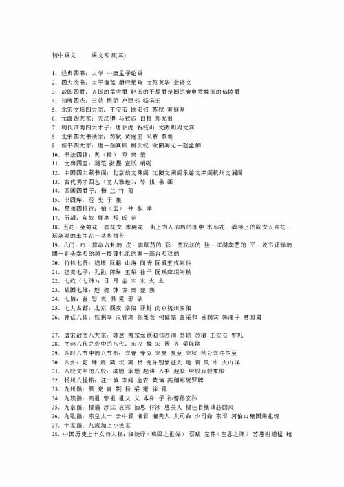 普通高中語(yǔ)文基礎知識競賽