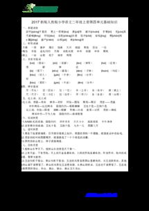 人教版小學(xué)語(yǔ)文畢業(yè)基礎知識大全