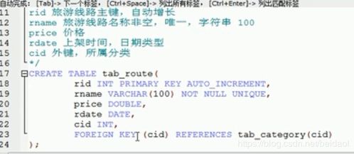 sql基礎知識