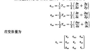 應變張量基礎知識